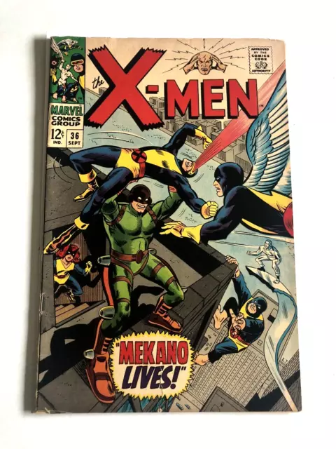 X-Men 36 1st Appearance of Mekano Silver Age 1967