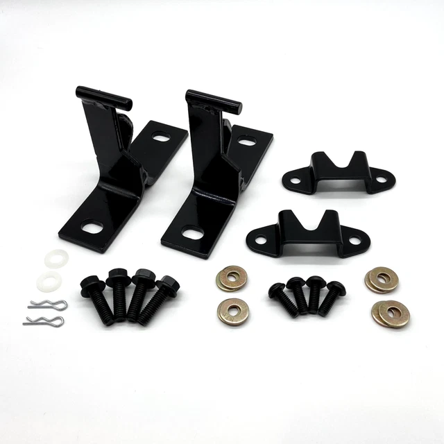FITS JEEP WRANGLER YJ CJ 7695 Rear Seat Mounting Brackets & Bolts Fold