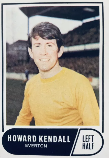 A&BC 1969 Green Backs Series - Howard Kendall Everton no 27 Trade Card RARE