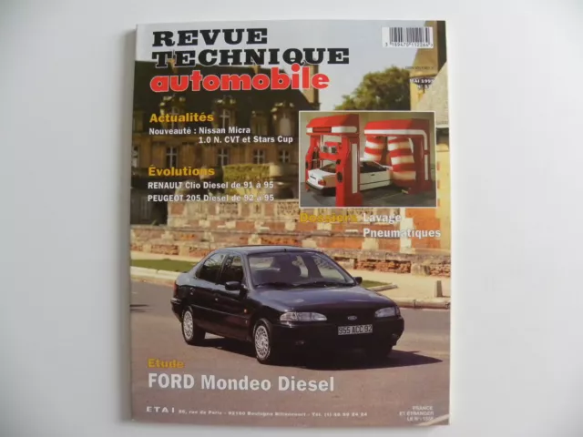 revue technique automobile RTA neuve FORD Mondeo diesel n° 573