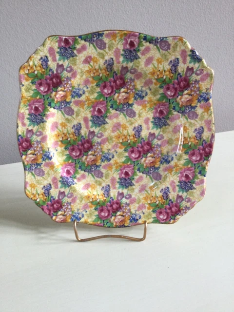 Royal WINTON Grimwades Welbeck 8” Chintz Plate Made in England