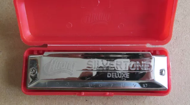 Huang silvertone clearance deluxe harmonica
