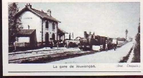 1969  --  Train Vapeur En Gare De Jouvencon Avant Guerre   £164