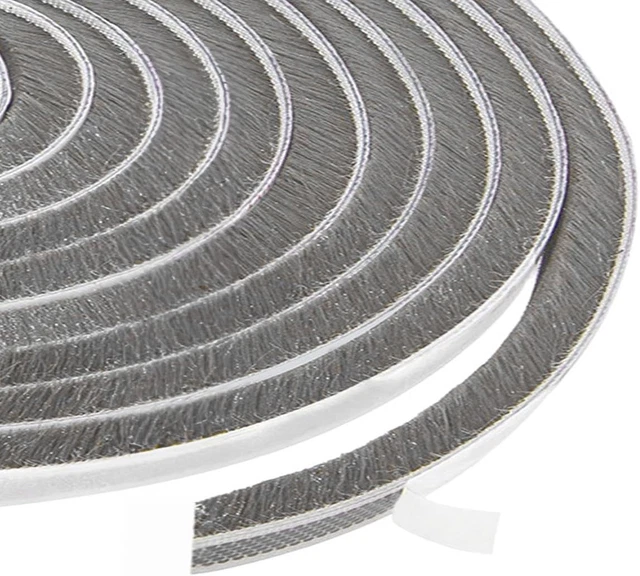 Guarnizione Finestra 10 M - Nero, Larghezza 4 Mm, Altezza 12 Mm, Isolante