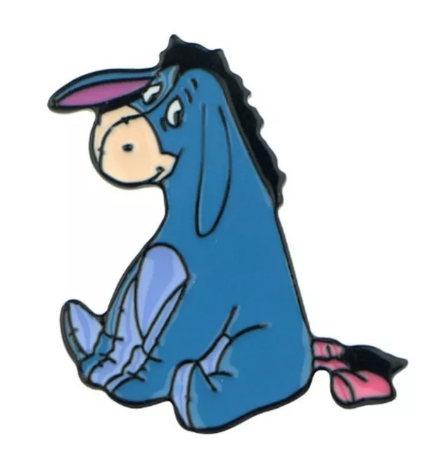 Eeyore Pin Enamel Winnie The Pooh Retro 90sKid Cartoon Metal Brooch Badge Lapel