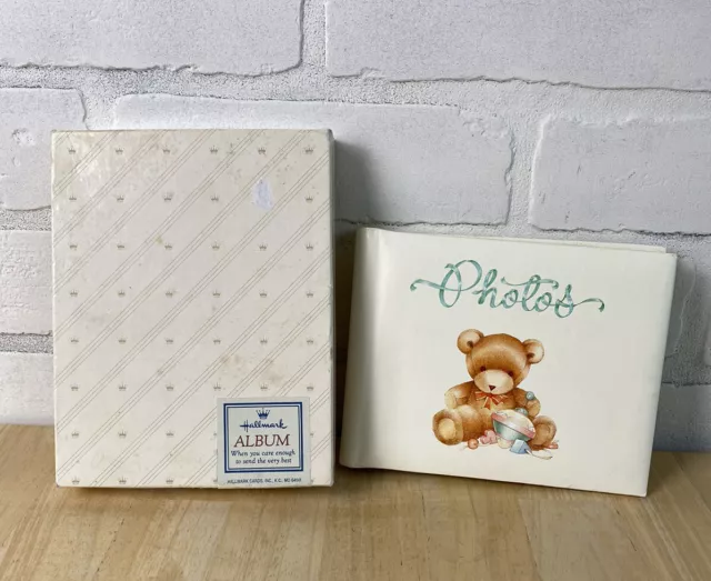 Vintage HALLMARK All About Baby Book Keepsake Album 1984, With Original Box