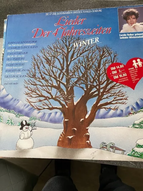 Lieder Der 4 Jahreszeiten Winter Langspielplatte CBS 24065 Vinyl Album