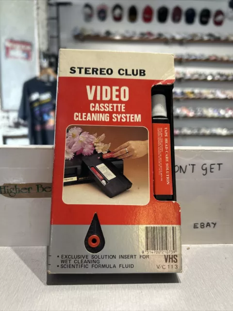 Vintage Stereo Club Video Cassette Cleaning System