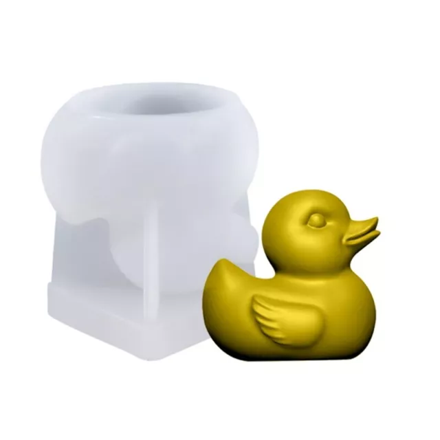 3D Cartoon Duck Epoxy Resin Mold Plaster Silicone DIY Crafts