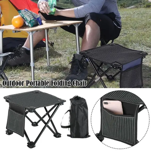 OUTDOOR CHAIR FOLDING Stool Camping Stool Folding Chairs Outdoor Fold Up Ch  B6P1 EUR 15,12 - PicClick FR