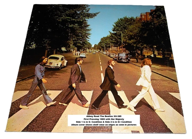 BEATLES☆Abbey Road UK Left Apple オリジナル BEATLES☆Abbey Road