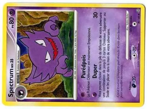 Pokemon Tempete Unco N°  40/100 Spectrum