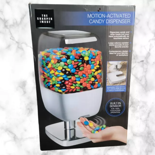 NEW THE SHARPER IMAGE MOTION ACTIVATED CANDY DISPENSER M&M’s PEANUTS