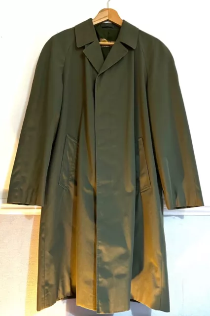 Men’s Stormwear Green Cotton Blend Mac Coat M - RRP £75.00