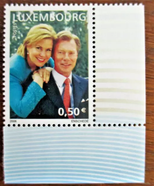 Mi. 1700 "Silberhochzeit Henri-Maria Teresa von Luxemburg" 2006 postfrisch