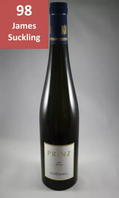 3 Fl. Prinz Hallgarten Schönhell GG Riesling trocken 2020 (37,73 €/l) 98 JS