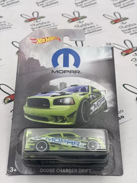 Die Cast " Dodge Charger Drift " 3/8 Mopar Hot Wheels Scala 1/64