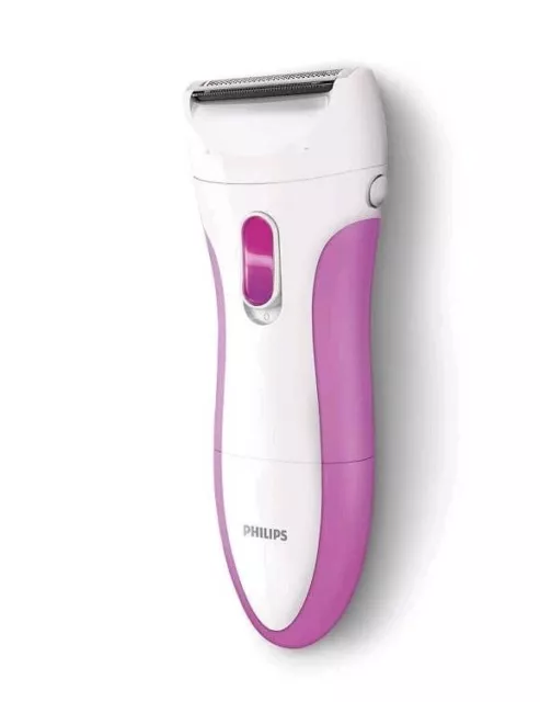 Depilatore Rasoio Ladyshave Hp6341/00 Rosa/Bianco