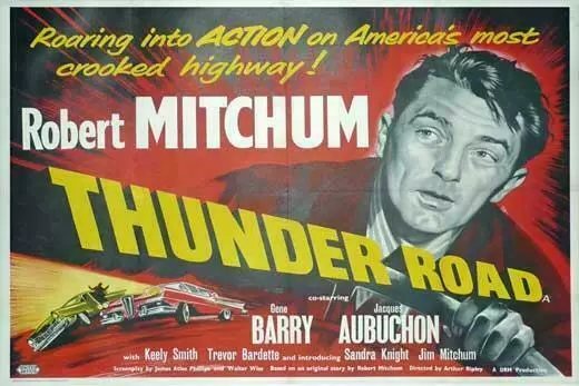 398550 Thunder Road Movie Robert Mitchum Jacques Aubuchon WALL PRINT POSTER US