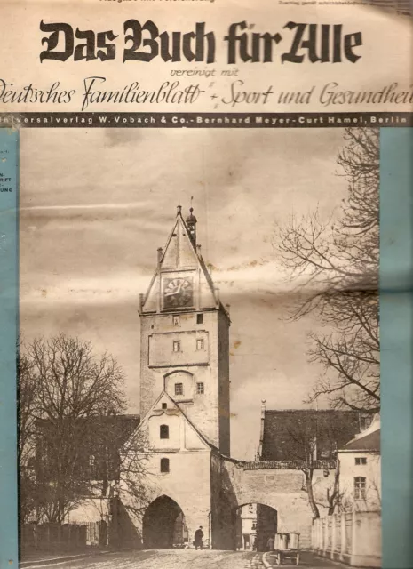 2.Wk Zeitschrift Das Buch für Alle Deutsches Familienblatt Zeitung Ausgabe 1941