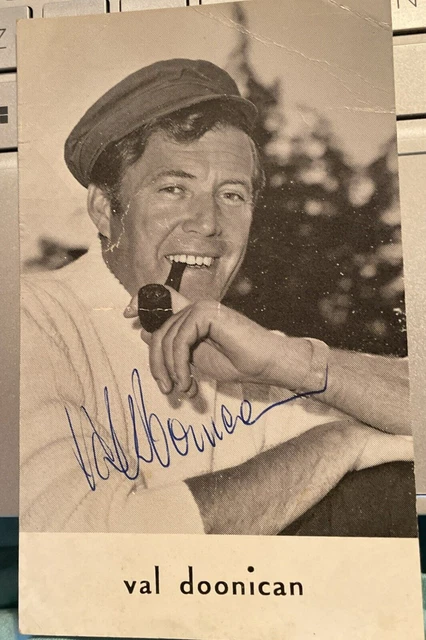 Val  Doonican   -  Pop  Singer       -  Autographed Photo