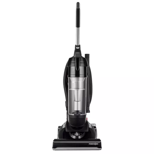 Powersonic Bagless Vacuum Cleaner Powerful Lightweight Upright Black 800w