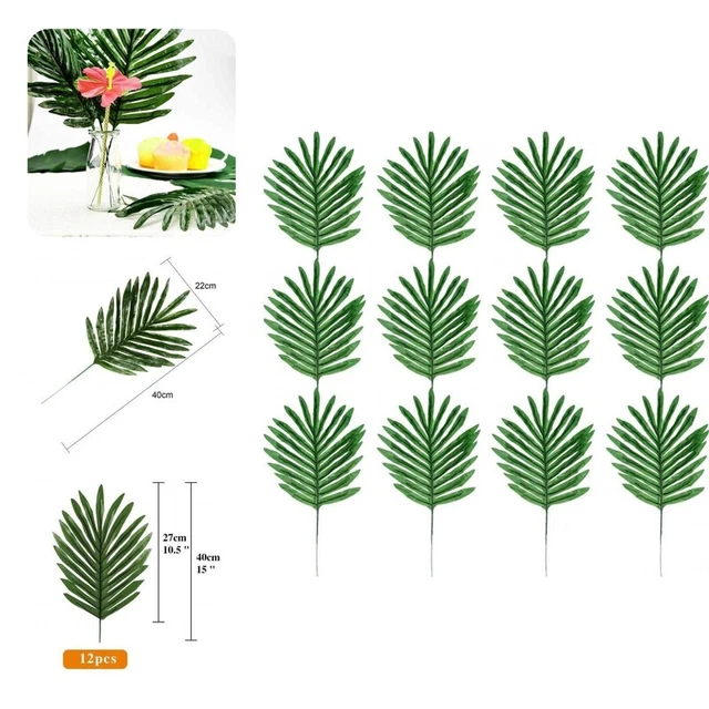 12 piezas mini hojas de simulación multipropósito de plantas artificiales sin riego