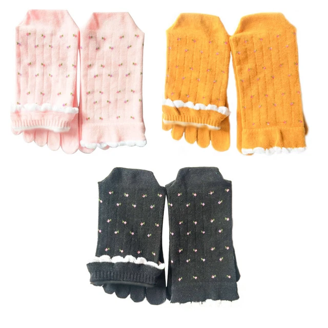 3 Pairs Cotton Crew Socks -tube Socks -Calf Toe Socks Black Socks Women Cuff