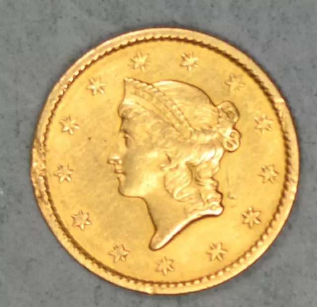 1850 1 Dollar Gold Coin