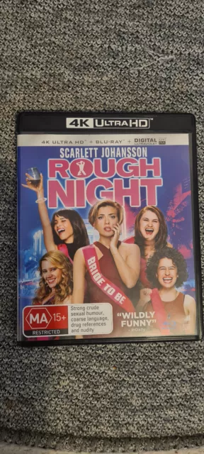 Rough Night (4K UHD) 2017 Like New +bluray+digital ultraviolet