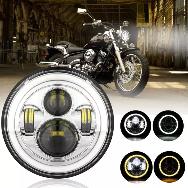 7 inch LED Headlight Motorcycle Turn Signal For Yamaha Road Star XV 1600 1700