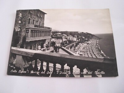 g Savona Celle Ligure i Piani di Celle visti dal Castello 1960 spedita f 