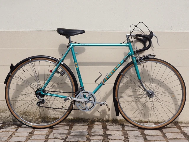 Pompe à Vélo Ancienne 400mm - Marque PEUGEOT / GLADIATOR - Ancrée - Occasion