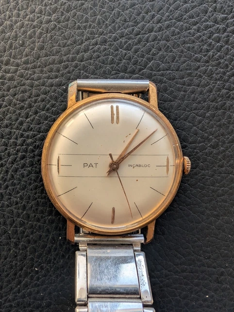 Montre homme vintage mécanique ATEMPO à réviser ne fonctionne