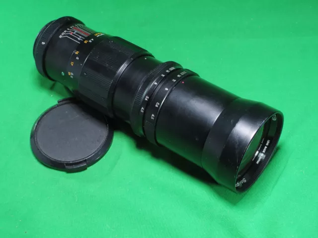 SOLIGOR 250mm F4.5 LENS - believed to be MIRANDA M44 SCREW (removable for T2)