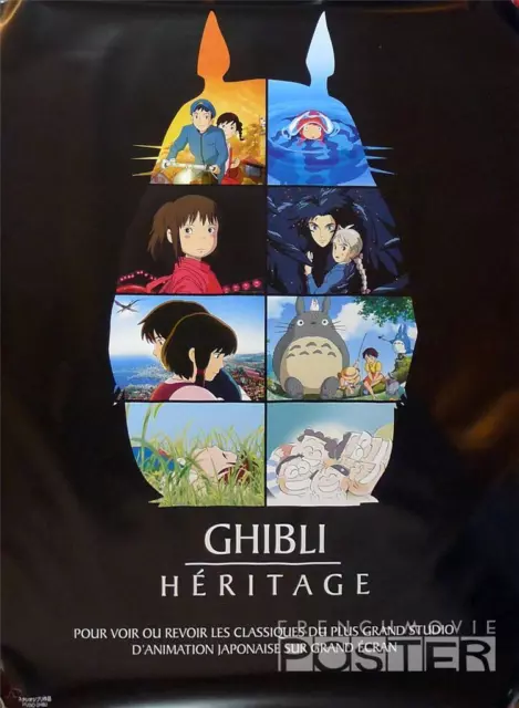 Ghibli Heritage - Miyazaki / Totoro / Chihiro / Ponyo - Rare Large French Poster