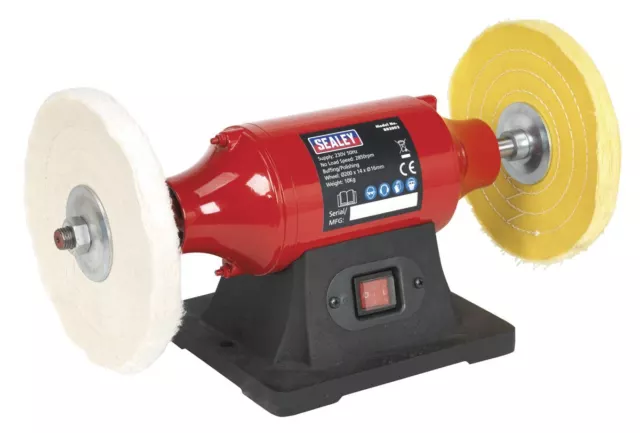 Sealey Bench Mounting Buffer/Polisher �200mm 550W/230V BB2002