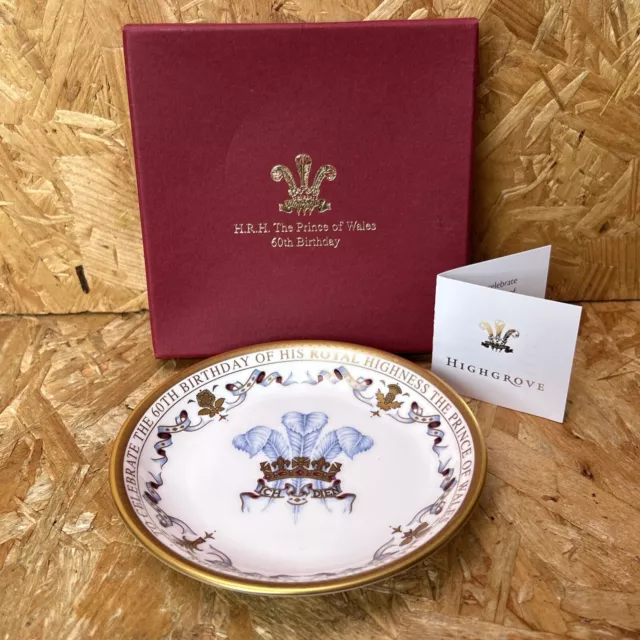 William Edwards Highgrove HRH Prince King Charles 60th Birthday Coaster 2008