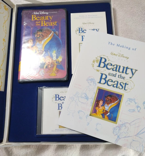WALT DISNEY'S CLASSIC Beauty and the Beast Deluxe Video Edition VHS CD ...