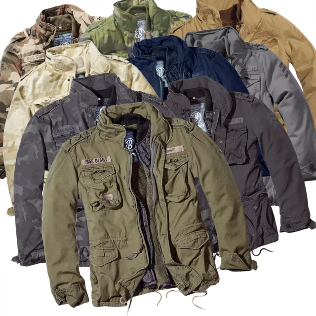 Chaqueta de hombre Brandit M65 Giant vintage chaqueta de campo Army Outdoor parka alimento S-7XL