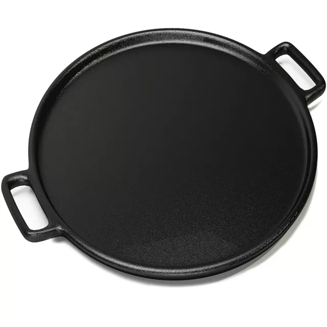 14" Cast Iron Pizza Pan, Skillet Kitchen Cookware