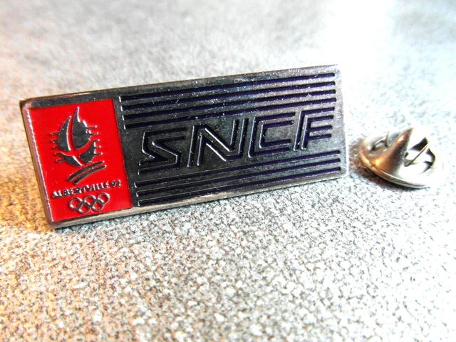 Pin's SNCF Albertville 92 logo SNCF - Collection