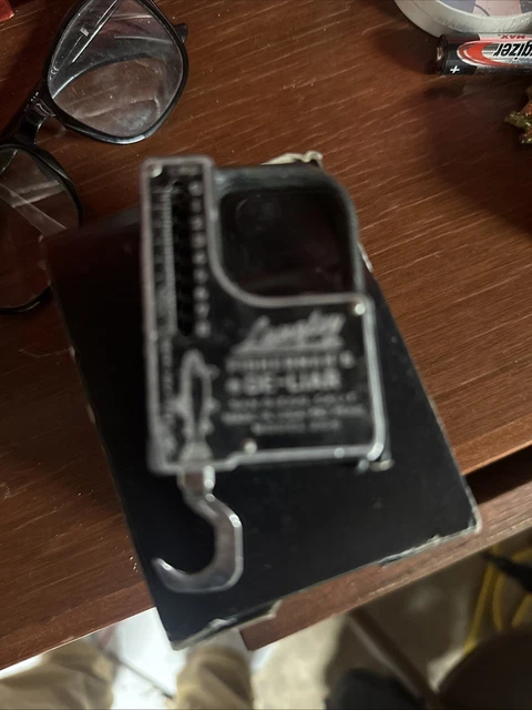 Old Langley Fisherman's De-Liar Fish Weight Scale & Tape