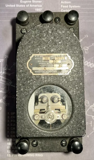 Weston Electrical Instrument Company Model 30 DC Galvanometer Relay Vintage USA