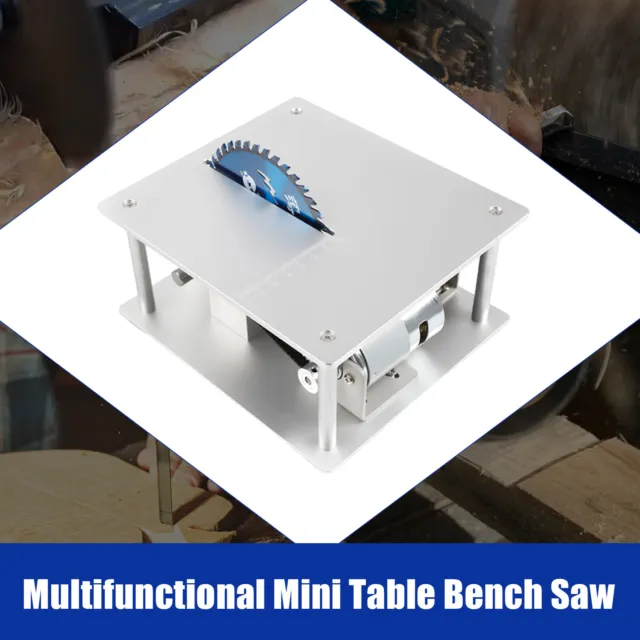 Table Bench Saw Blade Diy Woodworking Cutting Machine 5000 Rpm Mini Precision Us