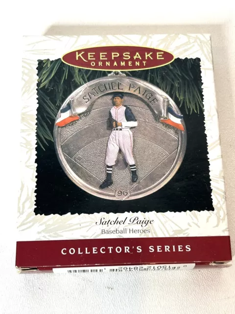 1999 Hallmark Satchel Paige Baseball Heroes Collectors Series Keepsake Ornament