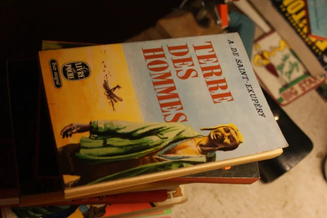 TERRE DES HOMMES Antoine de Saint-Exupéry Livre de poche N°68 de 1968