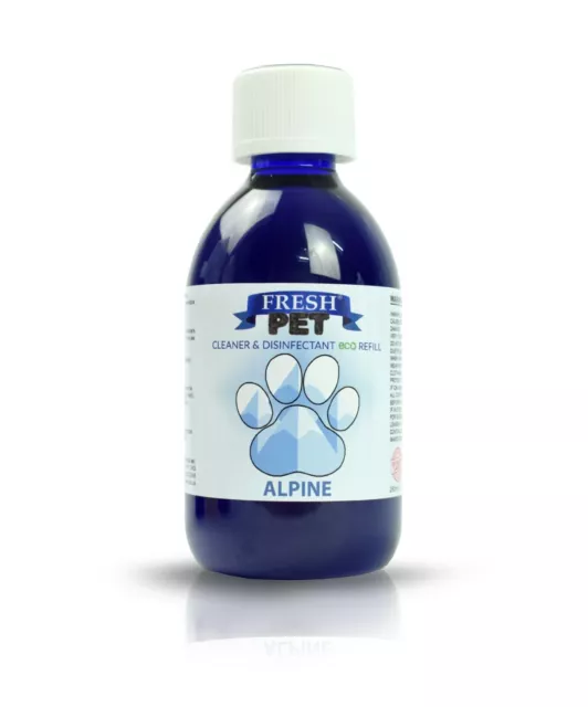 Pet Disinfectant Dog Cat Alpine Eco Refill 250ml that makes 5L Fresh Pet®