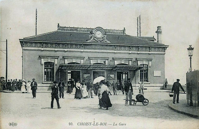 Dept 94 Choisy Le Roi La Gare Très  Belle  Animation 9X14