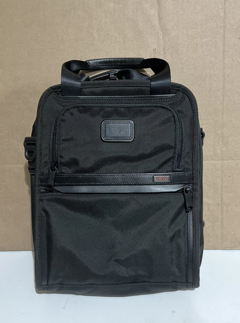 Tumi 117311 Alpha 3 Medium Travel Tote Backpack Cross Bag 2203117 Black $425